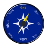 compass in gujarati હોકાયંત્ર android application logo